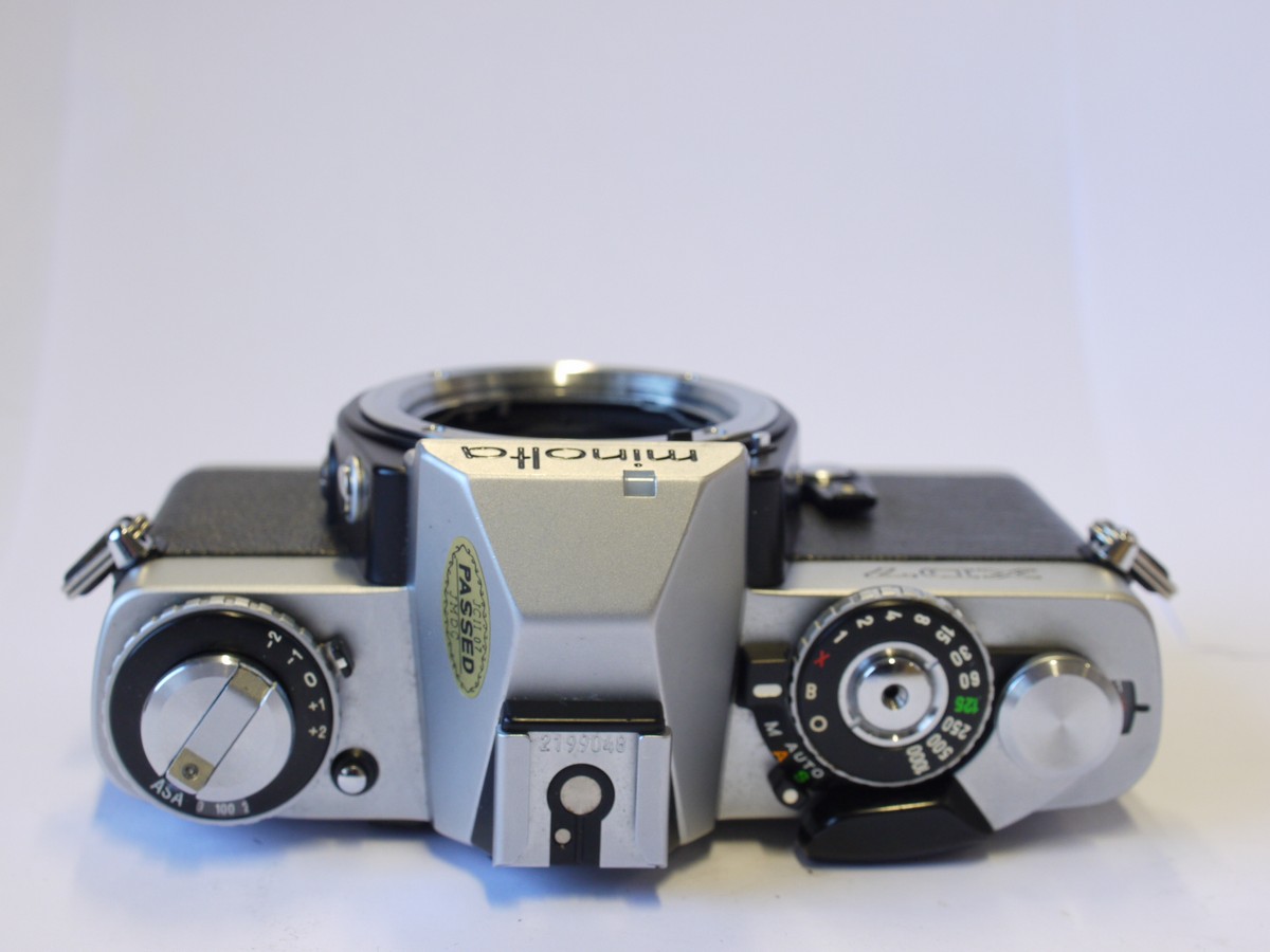 mwclassiccameras-20231124-113 Minolta XD7 chrome 35mm SLR body (as Programm, Aertire Priorit & manualk exposure control
