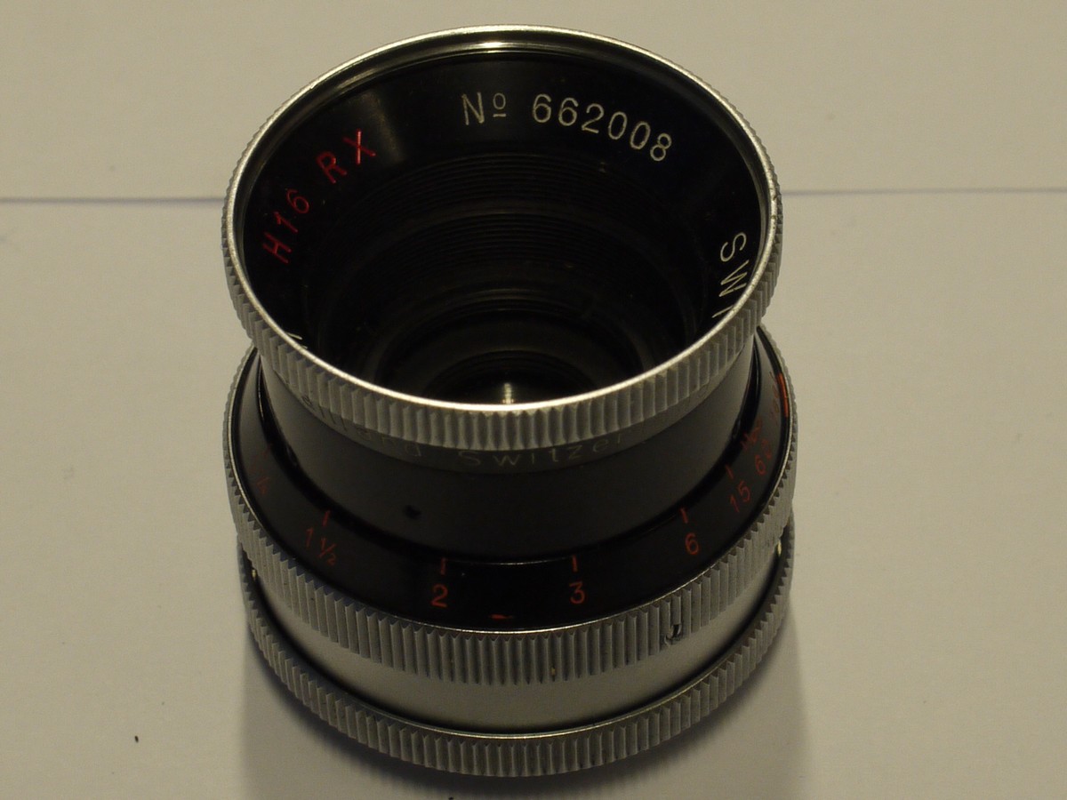 mwclassiccameras-20231124-282 Kern 16mm f1.8 Switar H16 RX C mount lens + Kern front cap
