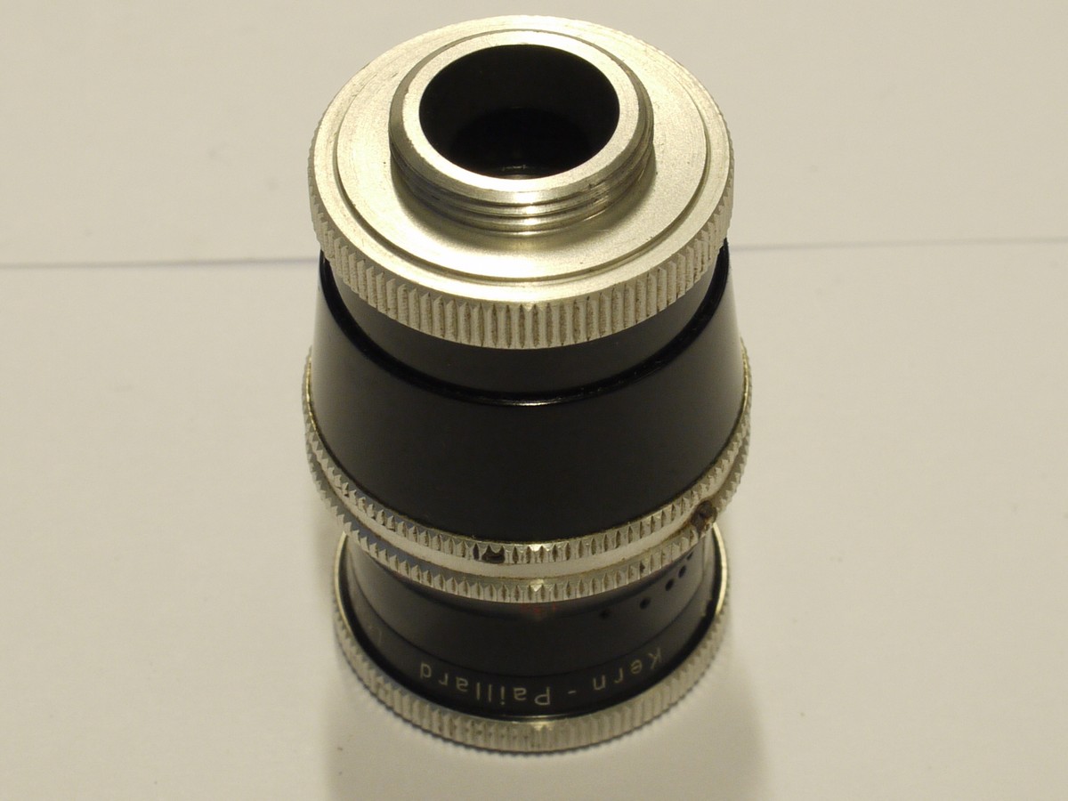 mwclassiccameras-20231124-291 Kern 36mm f2.8 Yvar D mount (8mm format) lens + Kern front cap