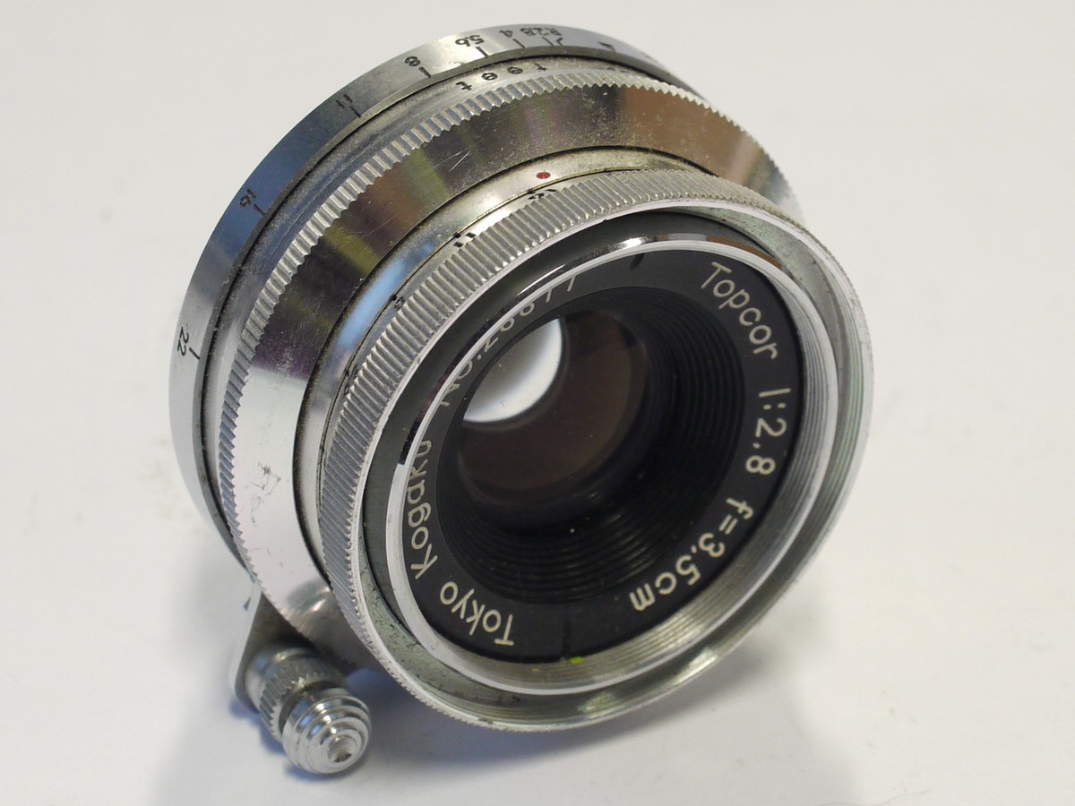 Tokyo Kogaku 3.5cm f2.8 Topcor coated chrome L39 Rangefinder