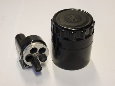 Russian/Soviet 28-135mm Multi-Turret shoe finder + makers Bakelite keeper case