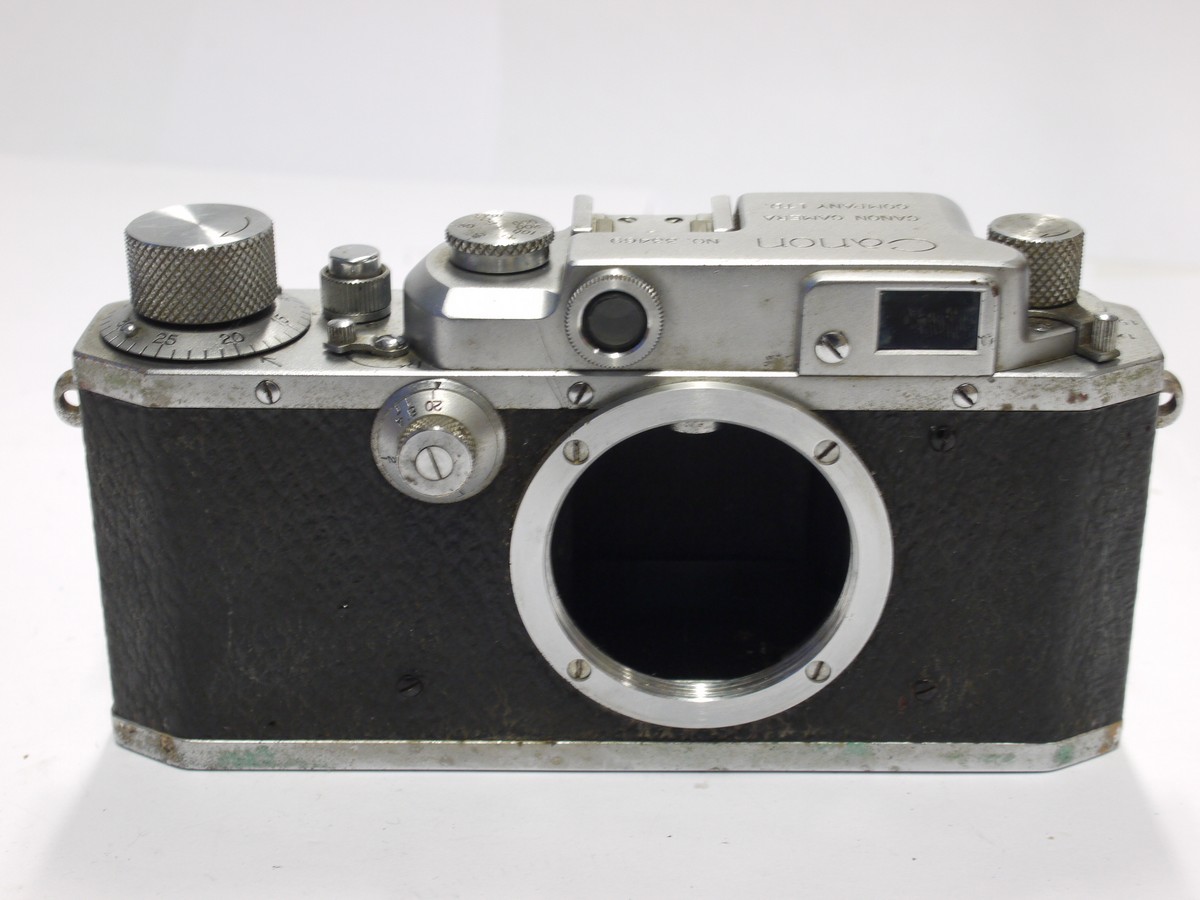 mwclassiccameras-20240112-263 Canon IIB Leica Copy body c1949-52 (No.33469), Made in Occupied Japn instribed on baseplate