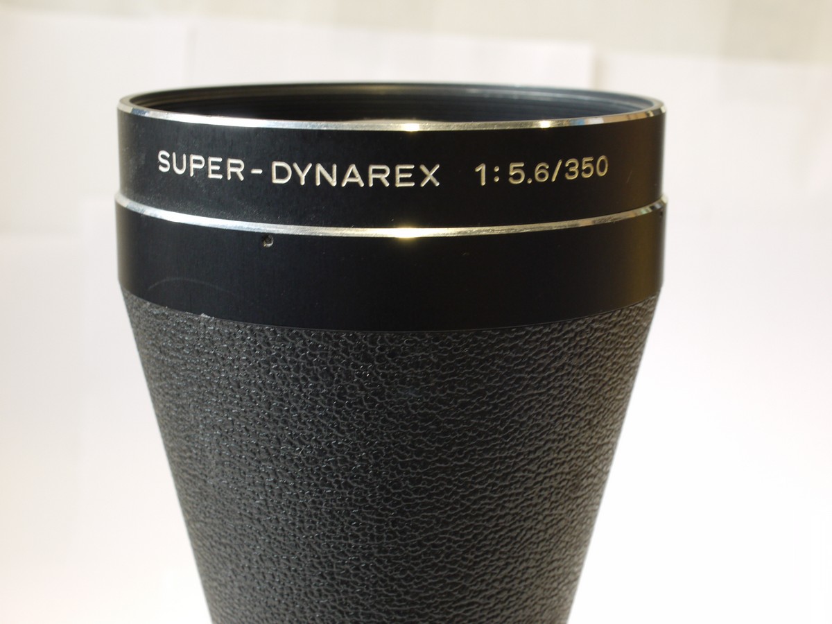 mwclassiccameras-20240126-40 Voigtlander 350mm f5.6 Super Dynarex lens for Bessamatic + Voigtlander UV filter, lens hood & front cap. RARE LENS, NOT VERY MANY WERE MADE