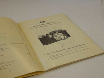 Leitz Official Reprint "Leica Instructions for Models - Standard, IIIa & 250 and Accessories" 64 pages in English