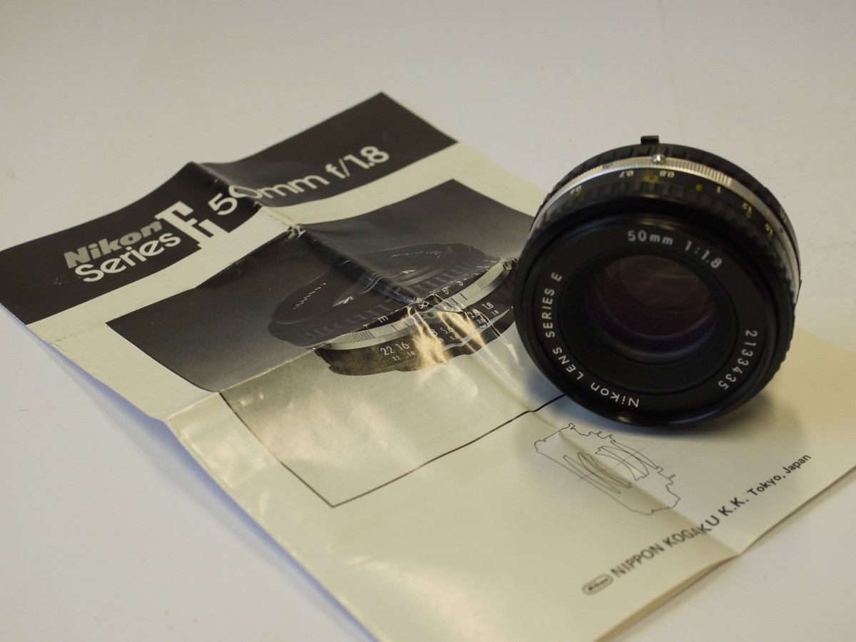 mwclassiccameras-20240209-168 Nikon Series E 50mm f1.8 manual focus AIS mount lens + instructions