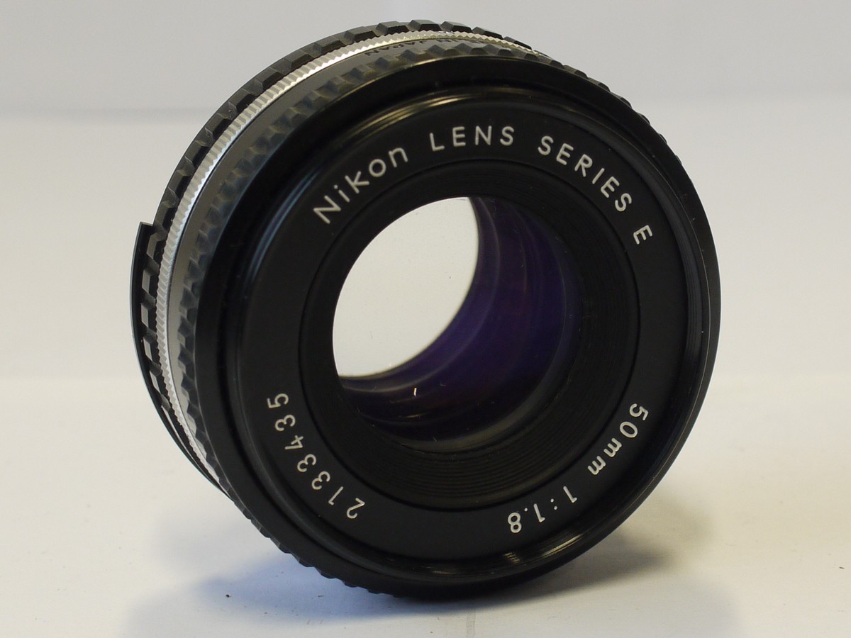 mwclassiccameras-20240209-169 Nikon Series E 50mm f1.8 manual focus AIS mount lens + instructions