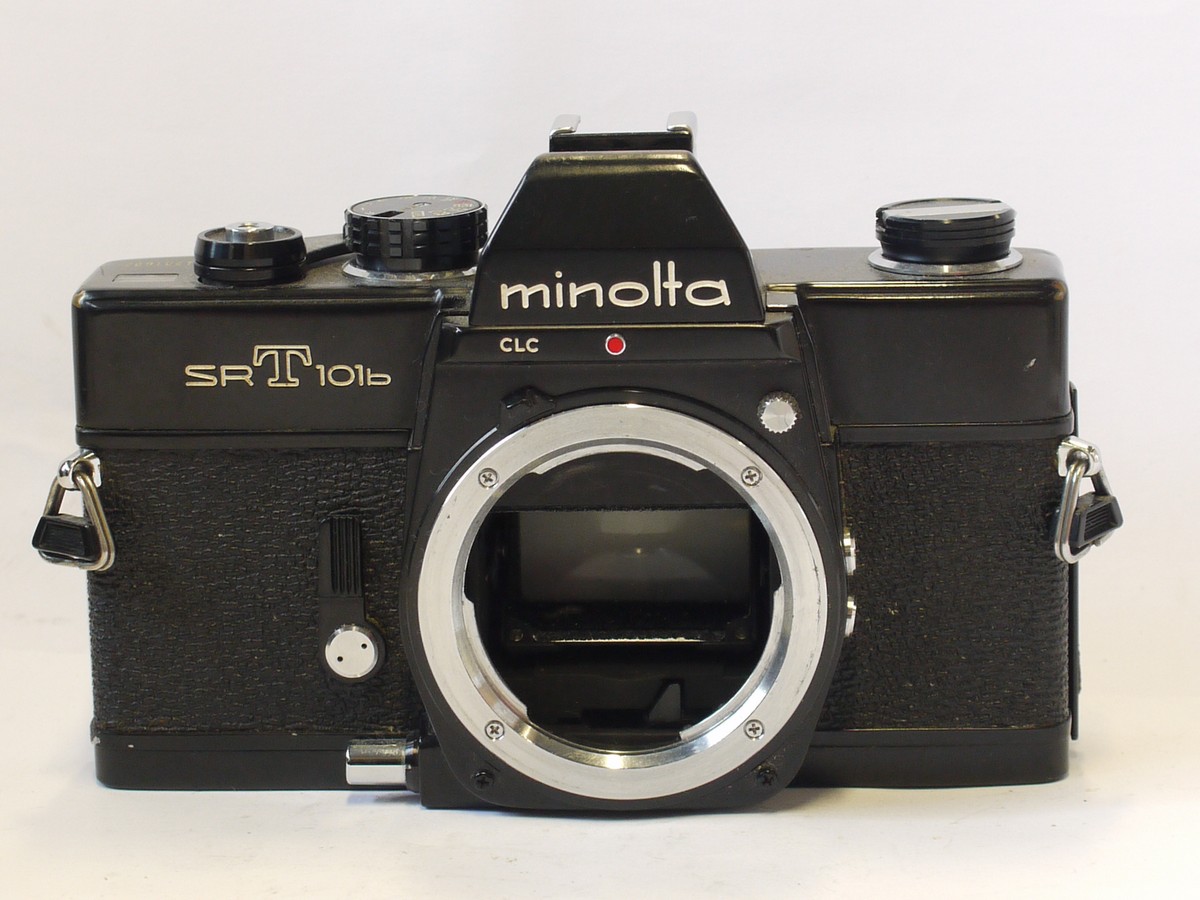 mwclassiccameras-20240216-28 Minolta SRT101b BLACK 35mm SLR body