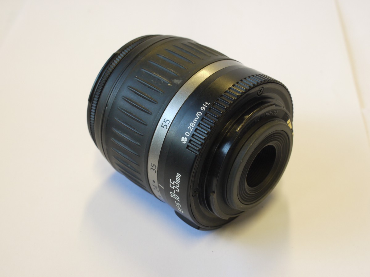 mwclassiccameras-20240216-304 Canon EFS 18-55mm f3.5-5.6 II Zoom + Canon rear cap