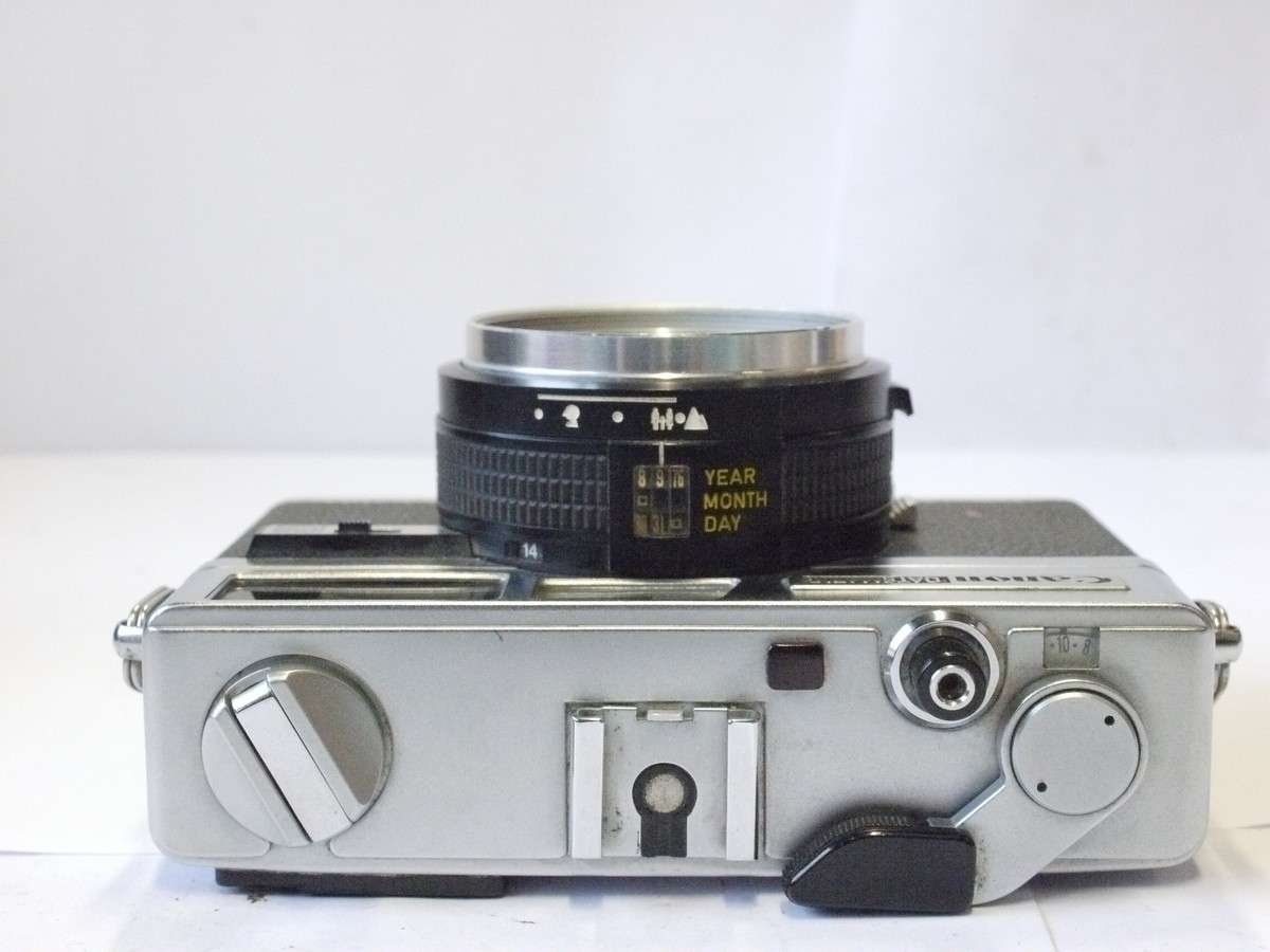 mwclassiccameras-20240229-34 Canon Datematic 35mm CDS metered coupled rangefinder camera with built-in Data-on-film recording, with 40mm f2.8 lens