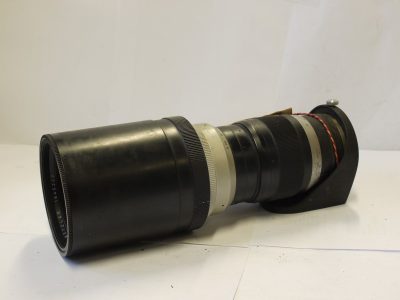 Leitz Wetzlar 400mm f5 Telyt L39 /Visoflex mout lens (TLCOO) with built-in lens hood & tripod mount + Service card & Leitz Box