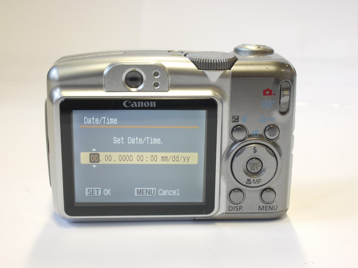 Canon Powershot A720 IS 8MP Digital Compact Camera, Silver, with