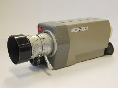 Leitz Leicina 8SV Standard 8 Battery opeated cine camera with Angenieux 7.5-35mm f1.8 Zoom Type K2 lens