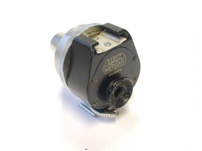 Leitz Universal Shoe mount finder, black & chrome (VIOOH), for 35, 50, 85, 90 & 135mm