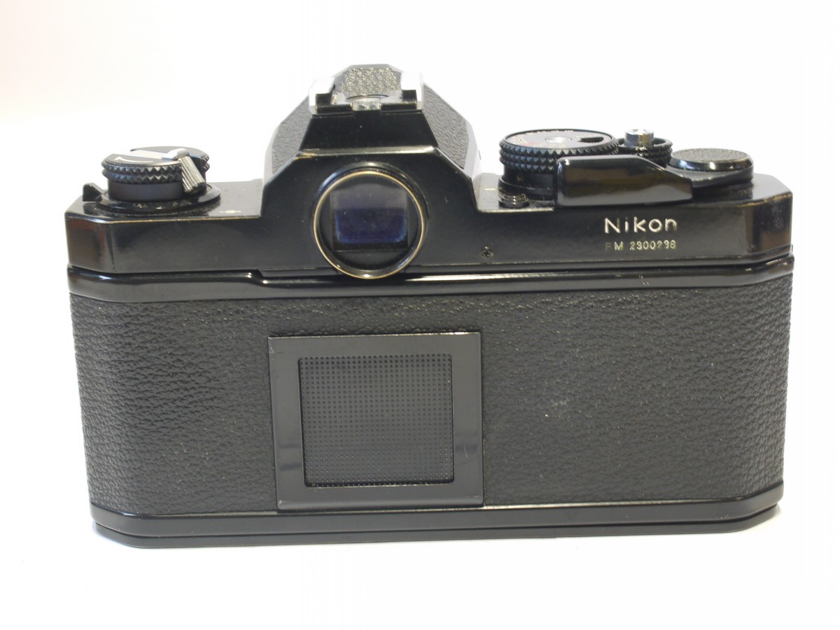mwclassiccameras-20240322-8 Nikon FM black 35mm SLR + Nikon 50mm f1.8 Nikkor manual focus AI mount lens