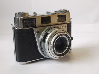 Kodak Retina IIS 35mm Coupled Rangefinder camera, selenium metered, with Schneider 45mm f2.8 Xenar fixed lens