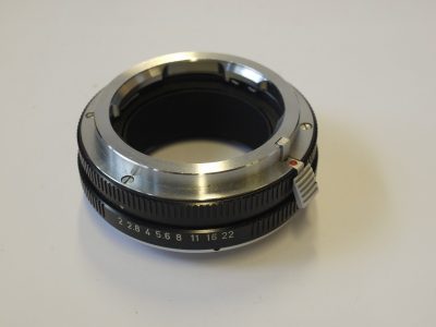 Leitz mount adapter for Viso 2/3 lenses on Leicaflex SLRs (14127)