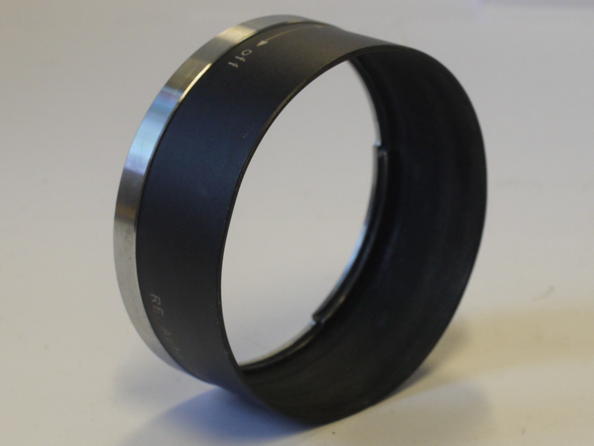 mwclassiccameras-20240419-434 Topcon Bayonet type metal lens hood for 5.8cm f1.4 RE Auto Topcor lens