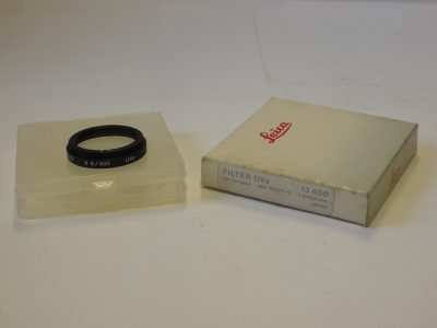 Leitz UVa rear filter R 8/500 (13400) for the 500mm f8 MR Telyt R + keeper case & box