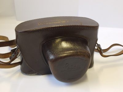 Leitz ER case for IIIg, with large tripod mount, standard/long nose front & neckstrap