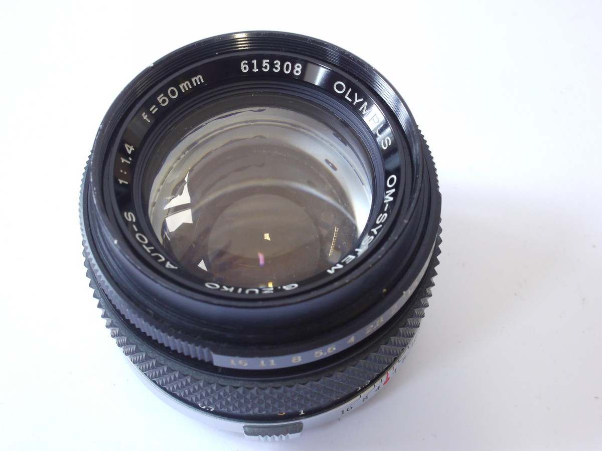 mwclassiccameras-20240503-118 Olympus 50mm f1.4 manual focus G.Zuiko OM mount lens