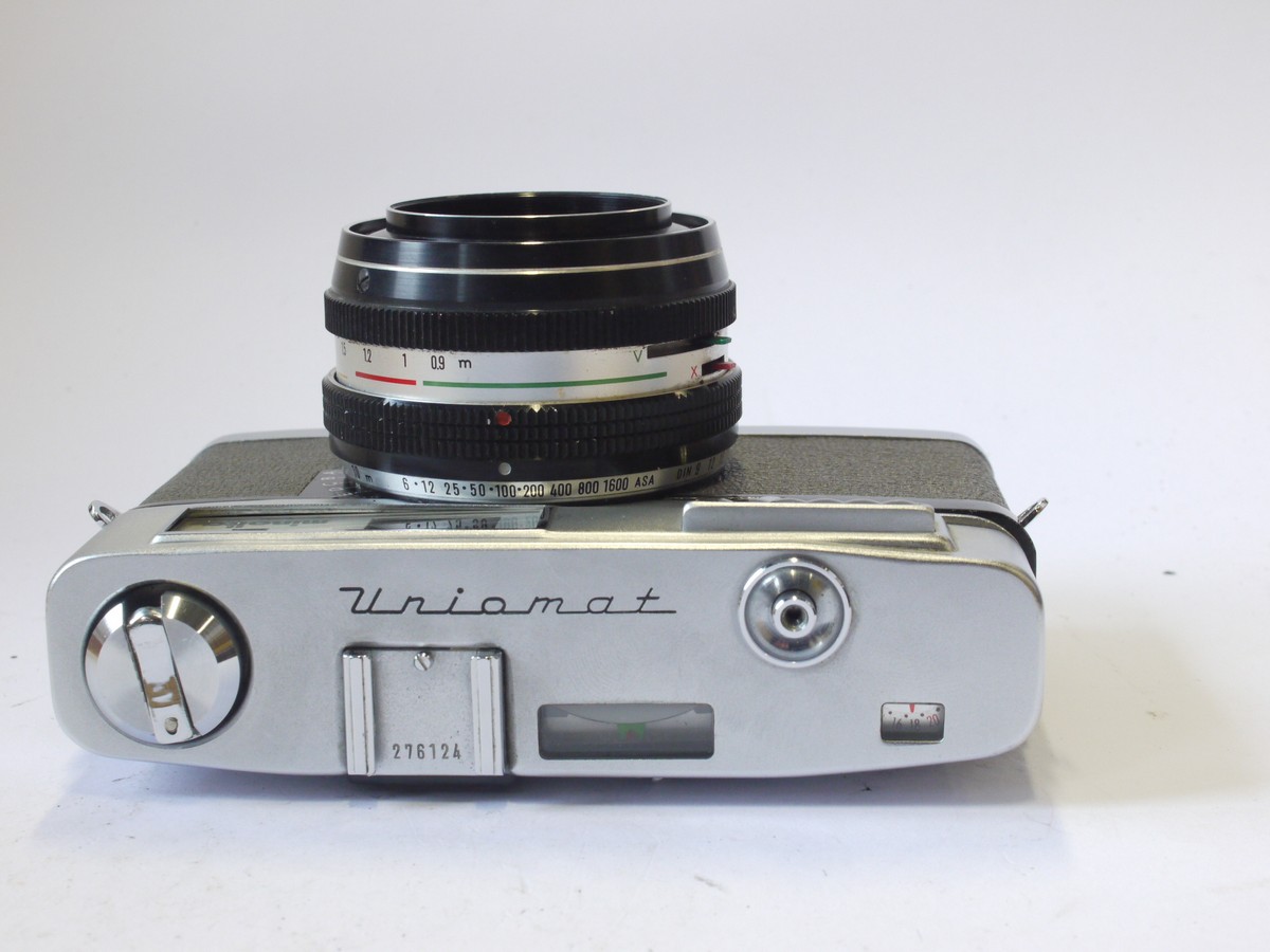 mwclassiccameras-20240503-337 Minolta Uniomat Selenium metered Coupled Rangefinder camera with 45mm f2.8 Rokkor lens