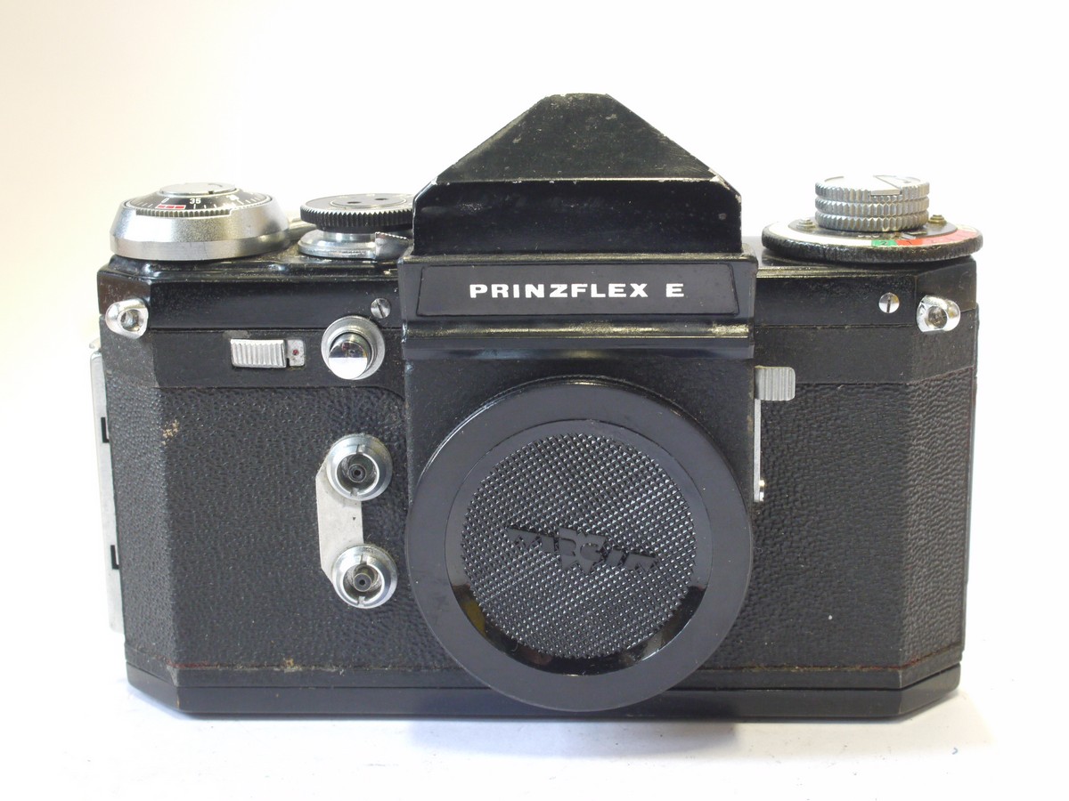 mwclassiccameras-20240503-368 Wirgin Prinzflex E (Edixa) 35mm SLR body, black, M42 screw mount + Body cap