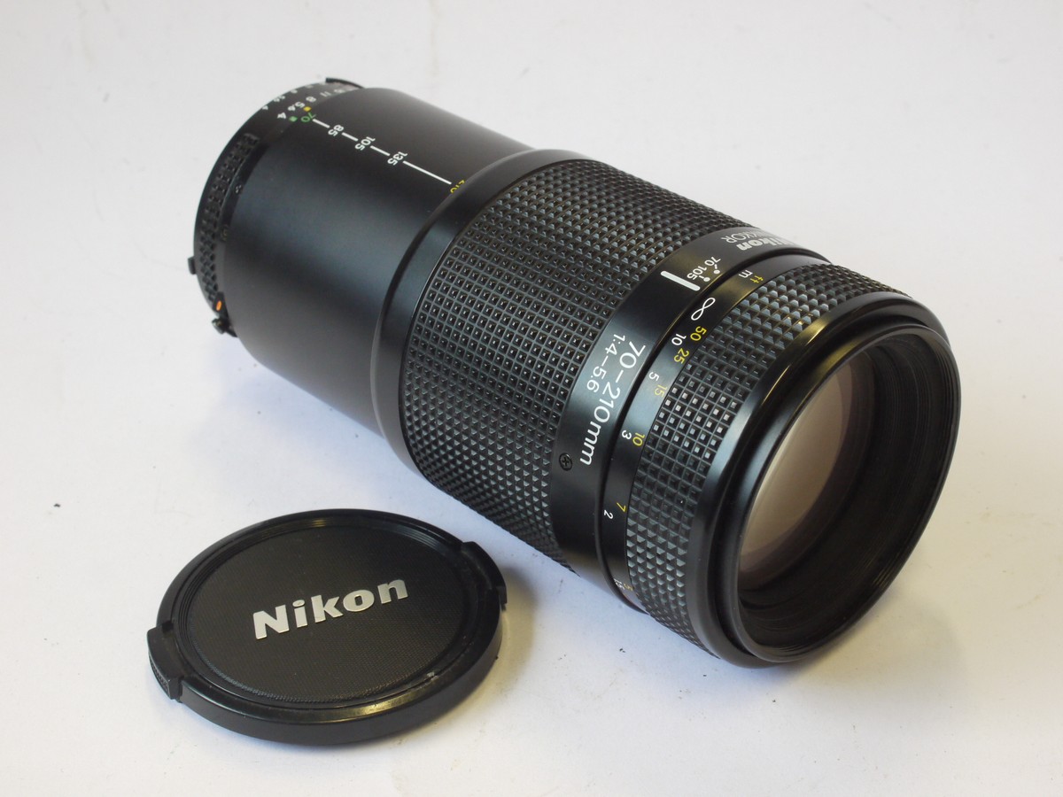 mwclassiccameras-20240510-149 Nikon 70-210mm f4-5.6 AF Nikkor + Nikon front cap