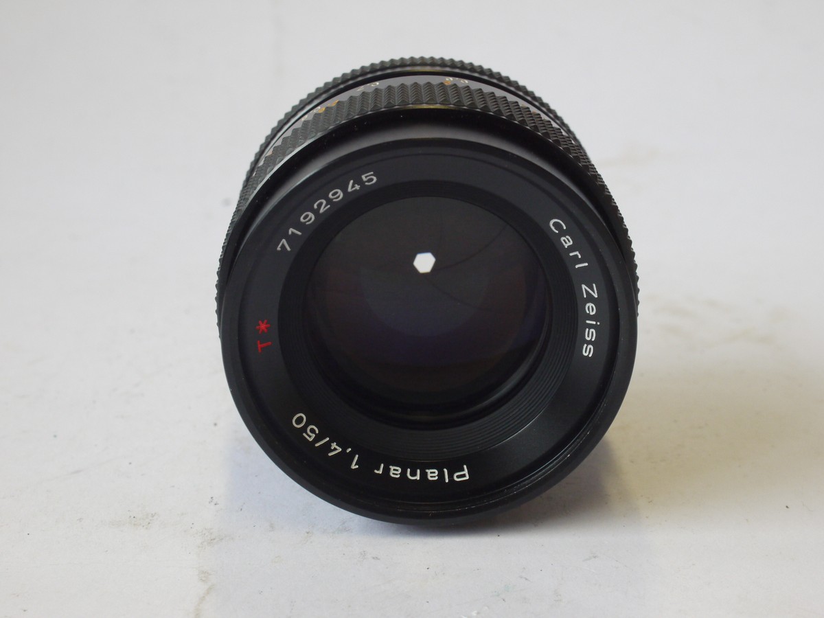 mwclassiccameras-20240524-144 Carl Zeiss 50mm f1.4 T* lens in Contax/Yashica AE mount + Contax front cap
