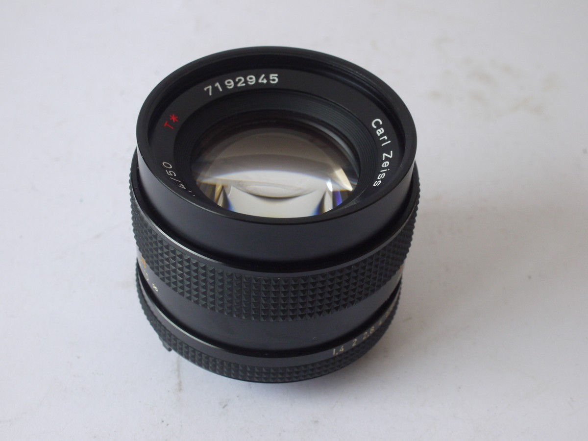 mwclassiccameras-20240524-146 Carl Zeiss 50mm f1.4 T* lens in Contax/Yashica AE mount + Contax front cap