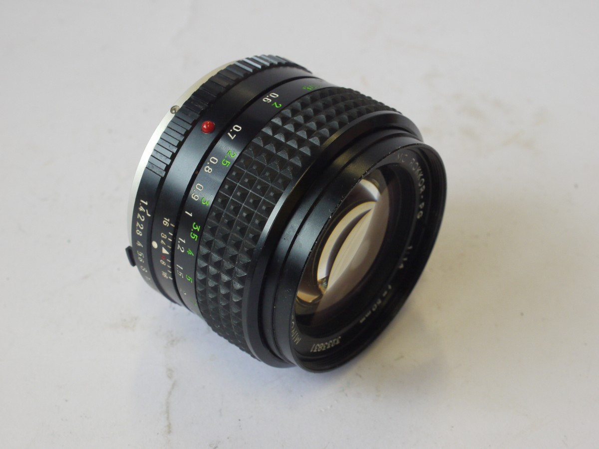 mwclassiccameras-20240524-150 Minolta 50mm f1.4 MC Rokkor-PG manul focus MC mount lens + Minolta front cap