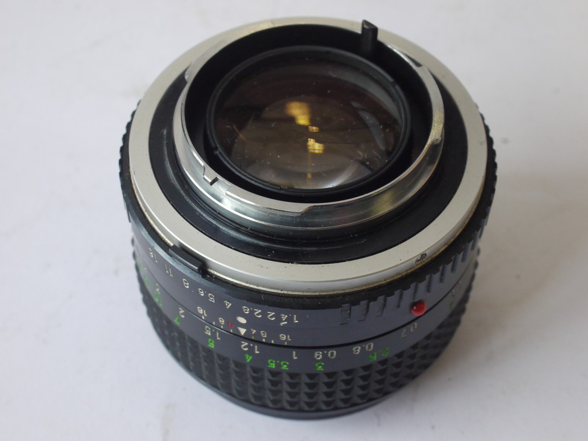 mwclassiccameras-20240524-153 Minolta 50mm f1.4 MC Rokkor-PG manul focus MC mount lens + Minolta front cap