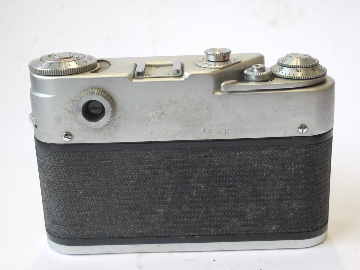 mwclassiccameras-20240524-204 Fed 4 35mm Coupled Rangefinder Leica Copy + Fed 52mm f2.8 N-61 rigid type lens, L39 RF coupled + ER case