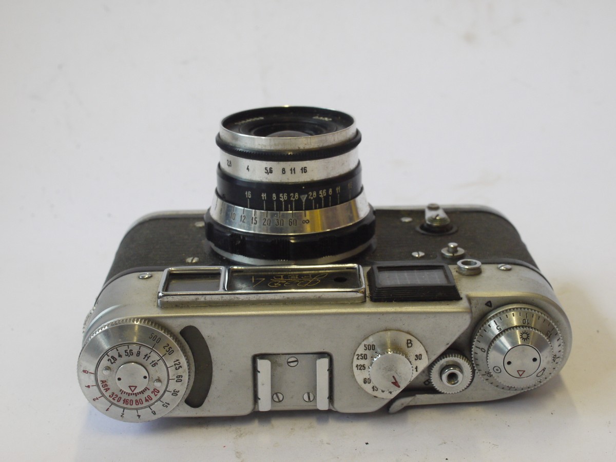 mwclassiccameras-20240524-205 Fed 4 35mm Coupled Rangefinder Leica Copy + Fed 52mm f2.8 N-61 rigid type lens, L39 RF coupled + ER case
