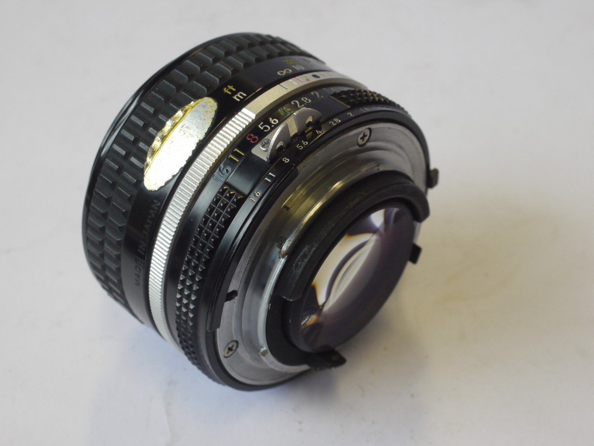 mwclassiccameras-20240524-96 Nikon 50mm f1.4 Nikkor manual focus AI mount lens + Nikon caps