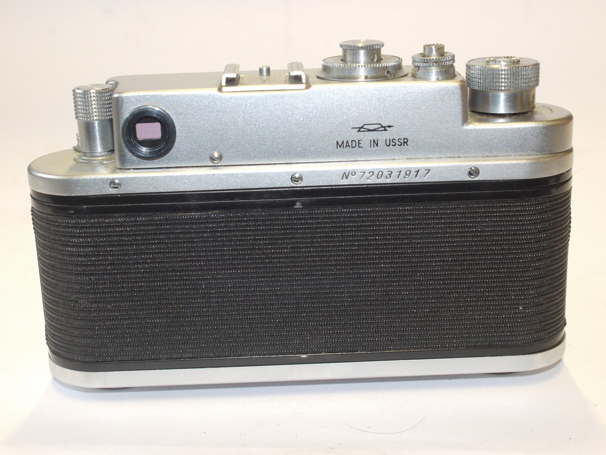 mwclassiccameras-20240531-10 Zorki 4 Leica Copy + 50mm f2 Jupiter-8 black rigid type lens, L39 Rangefinder coupled, front cap & ER case