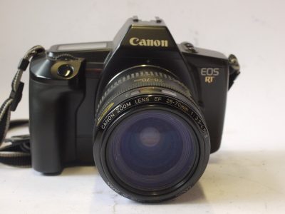 Canon EOS RT 35mm Autofocus SLR with pellicle mirror + Canon EF 28-70mm f3.5-4.5 II & Canon neck strap. UNCOMMON