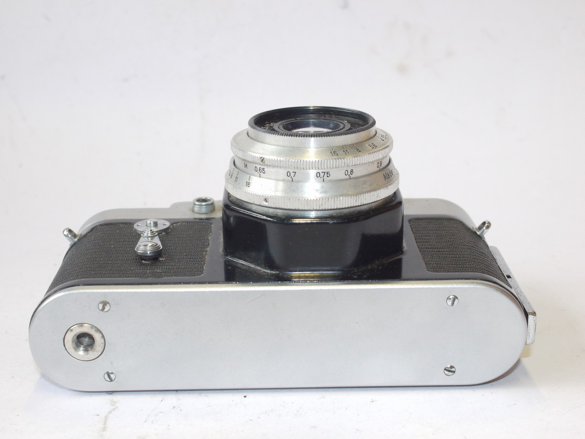 mwclassiccameras-20240531-42 Zenit 3M 35mm SLR, L39 screw mount + 50mm f3.5 Industar-50 coated rigid type lens & ER case. NEEDS SERVICE/REPAIR