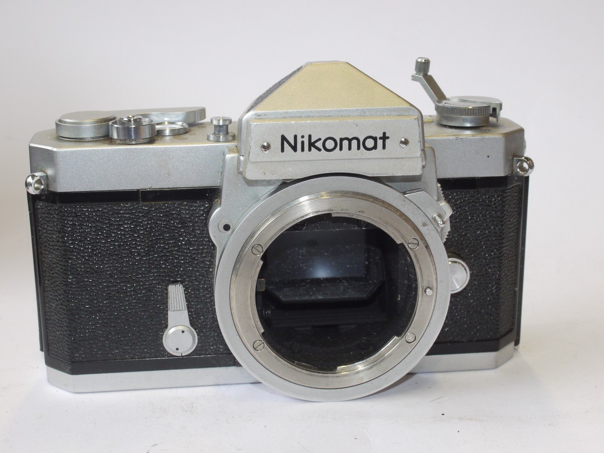 mwclassiccameras-20240607-201 Nikon Nikomat FTN 35mm SLR body, chrome. NON-WORKING SHUTTER