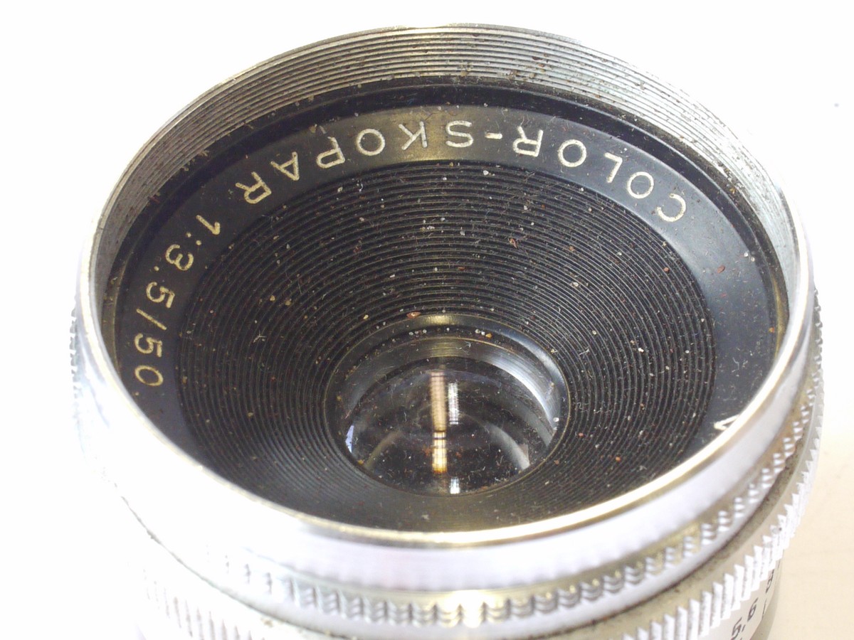 mwclassiccameras-20240712-86 Voigtlander 50mm f3.5 Color-Skopar lens for Prominent 35mm RF camera