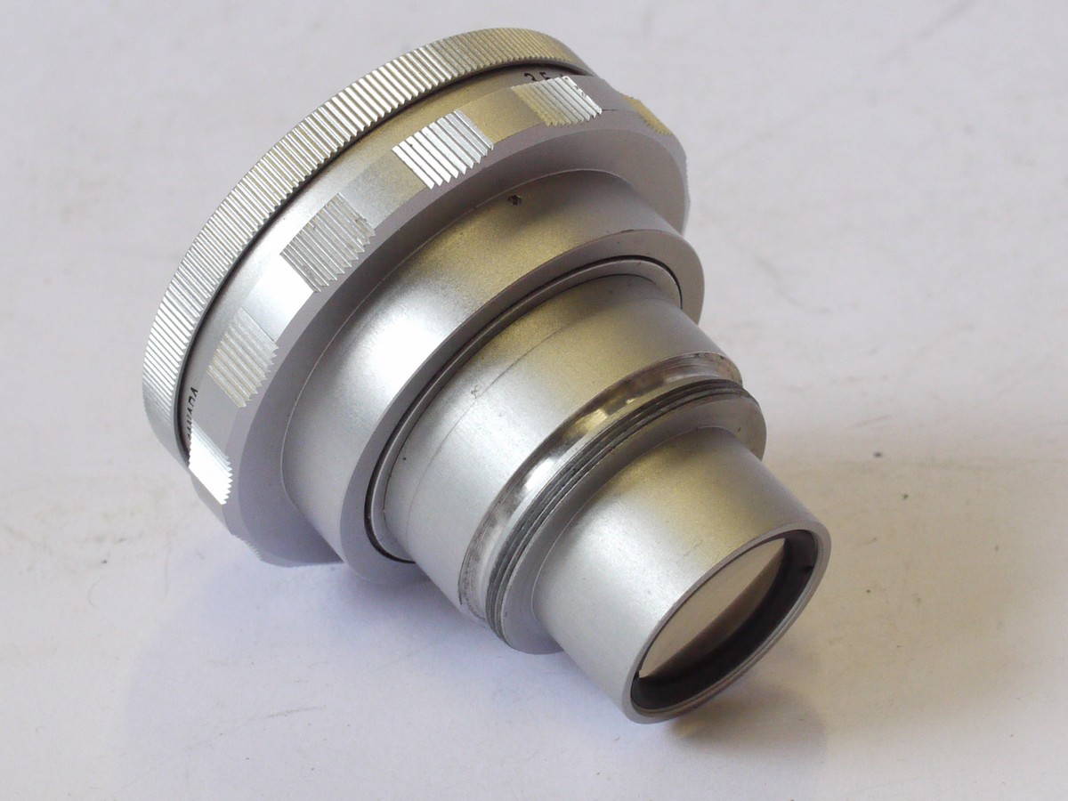mwclassiccameras-20240719-65 Leitz Canada 65mm f3.5 Elmar Macro lens with Intermediate ring (16471J) & Universal focusing M mount (OTZFO) + makers caps