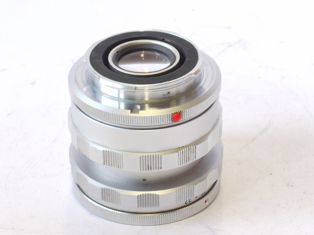 mwclassiccameras-20240719-69 Leitz Canada 65mm f3.5 Elmar Macro lens with Intermediate ring (16471J) & Universal focusing M mount (OTZFO) + makers caps