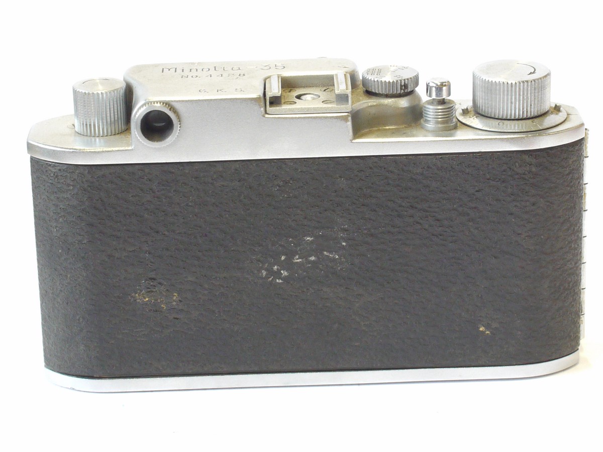 mwclassiccameras-20240726-190 Minolta 35 Model 1 Leica Copy Body, L39 mount (24x34mm format). NEEDS REPAIR/FOR SPARE PARTS