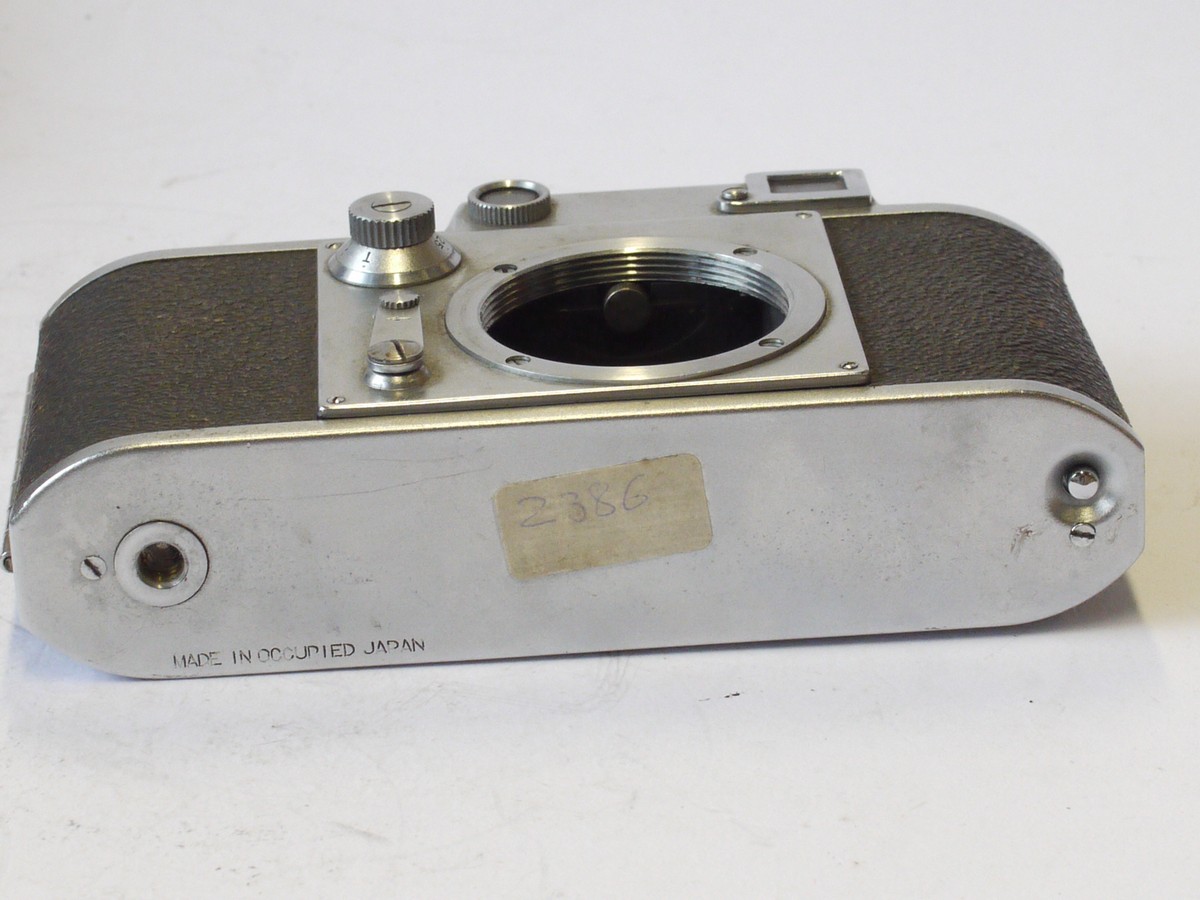 mwclassiccameras-20240726-192 Minolta 35 Model 1 Leica Copy Body, L39 mount (24x34mm format). NEEDS REPAIR/FOR SPARE PARTS