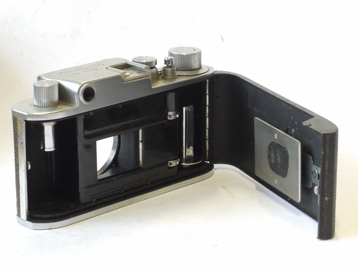 mwclassiccameras-20240726-193 Minolta 35 Model 1 Leica Copy Body, L39 mount (24x34mm format). NEEDS REPAIR/FOR SPARE PARTS