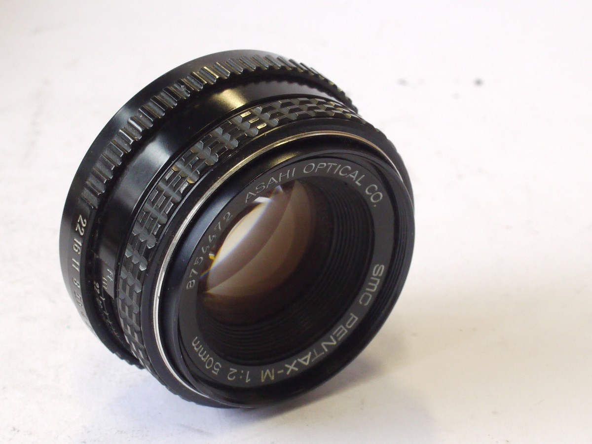 mwclassiccameras-20240726-207 Pentax 50mm f2 SMC-Pentax-M PKM bayonet mount lens