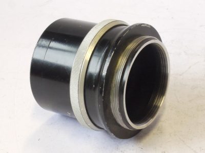 Wray 2 inch f1 C.R.T Copying lens, 4:1, with Iris Diaphragm & 50mm thread mount. MISSING THE REAR ELEMENT (Not giving an image). VERY FAST APERTURE COPYING LENS
