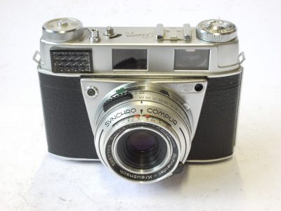Kodak Retina IIS 35mm coupled rangefinder selenium metered camera with Schneider 45mm f2.8 Xenar lens