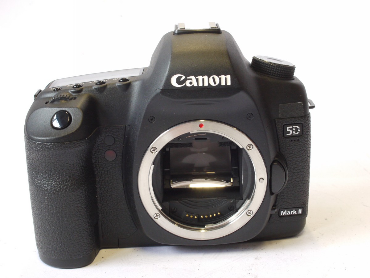 mwclassiccameras-20240816-189 Canon EOS 5D Mark II Digital SLR body, with Canon Battery, Canon LC-E6E Charger, Canon neck strap & makers Box. VERY LOW SHUTTER COUNT, below 5000