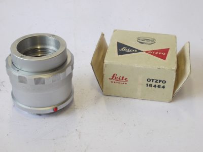 Leitz Universal focusing mount, chrome (16464K) + Leitz Box