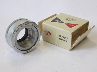 Leitz Universal focusing mount, chrome (16464K) + Leitz Box